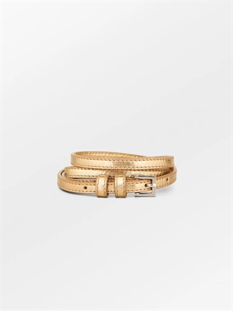 Becksöndergaard Glaze Aria Leather Belt Gold